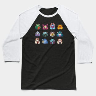 Puff Monsters Baseball T-Shirt